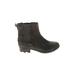 Sorel Ankle Boots: Black Shoes - Women's Size 8