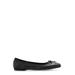 Elme Leather Flat - Black - Jimmy Choo Flats