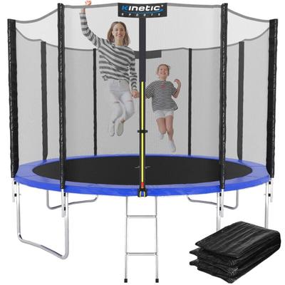 Trampolin Outdoor 'Salto Plus' - Komplett-Set für Kinder, usa Sprungtuch, Netz, Randpolster, Leiter Image