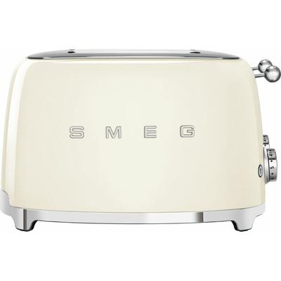 Toaster 4 Scheiben TSF03CREU aus Edelstahl, creme - Smeg