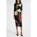 Alice + Olivia Delora Floral Midi Dress