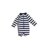 Hanna Andersson Long Sleeve Outfit: Blue Stripes Bottoms - Kids Girl's Size 75