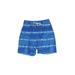 Crewcuts Board Shorts: Blue Tie-dye Bottoms - Kids Boy's Size 12