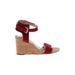 Sam Edelman Wedges: Red Shoes - Women's Size 10