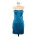 Forever 21 Cocktail Dress: Teal Dresses - Women's Size Medium