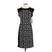 London Times Cocktail Dress - Sheath: Black Jacquard Dresses - New - Women's Size 6