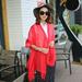 rygai Ethnic Style All-match Cotton Linen Women Soft Long Scarf Shawl