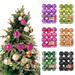 GROFRY 24Pcs Christmas Ball Shiny Christmas Balls Pendants Xmas Hanging Tree Pendants for Party Home Decor