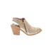 Sofft Heels: Tan Shoes - Women's Size 9