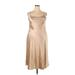 MM. LaFleur Casual Dress - Midi: Tan Dresses - Women's Size 2X-Large
