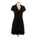 Theory Casual Dress - A-Line: Black Solid Dresses - Women's Size 10
