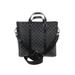 Express Shoulder Bag: Black Checkered/Gingham Bags