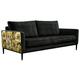 Jay Blades X G Plan Ridley 3 Seater Sofa - Leather - Wooden Leg