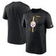 Men's Nike Black Pittsburgh Steelers Big & Tall Legend Icon Performance T-Shirt