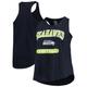 Women's Seattle Seahawks College Navy Plus Size Team Racerback Tank Top