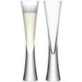 LSA International 170 ml Moya Champagne Flute, Clear (Pack of 2)