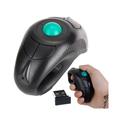 USB Wireless PC Laptop Finger HandHeld Trackball Mouse Mice w/ Laser Pointer