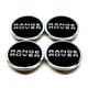 Range Rover Black Chrome 63Mm Wheel Centre Caps Evoque Freelander X 4