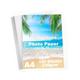 A4 High Gloss Photo Paper Premium Glossy 230gsm Ream 100 Sheets Inkjet Printers