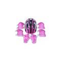 (Rose Red#1) Kids Safety Helmet Boys Girls Skateboard Cycling Bike Knee Elbow Pads 7In Set UK