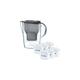 (Grey) BRITA Marella Cool Water Jug & 6 MAXTRA+ Filters