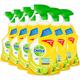 Dettol Antibacterial Multipurpose Cleaner Sparkling Lemon & Lime Burst, Multipack of 6x1L