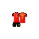 (18, Red 7C) Men women Unisex Football Jersey suit Belgium Home DE BRUYNE 7# R.LUKAKU 9# E.HAZARD 10# Uniforms set Boys girls kids