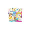 Disney Princess Imagine Ink Book and Sticker Book Set (Bundle Includes 2 Books and Mess Free Marker)