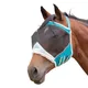 Shires Fine Mesh Earless Horse Fly Mask Teal (Small Pony)