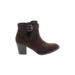 Market and Spruce Ankle Boots: Brown Shoes - Women's Size 8