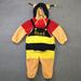 Disney Costumes | Disney Store Winnie The Pooh Costume Toddler 18-24 Months Honey Bee Halloween | Color: Yellow | Size: Osg