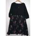 Torrid Dresses | New Torrid Betsey Johnson Black Floral Mini Skater Dress Size 3x 22-24 | Color: Black | Size: 3x (22-24)