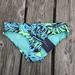 Zara Swim | - Zara Blue Tropical Swim Bottom! New! | Color: Blue/Green | Size: S