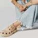 Free People Shoes | Nwt Free People Karlie Buckle Clog | Color: Cream | Size: 7