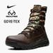 Nike Shoes | Nike Realtree Sfb Gen 28 Inch Camo Fauna Brown Combat Boots Mens Size 13 Hunting | Color: Brown | Size: 13