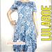 Lularoe Dresses | For Bundles Only Like New Q-17 | Color: Blue/Gray | Size: 6