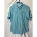 Columbia Tops | Columbia Pfg Womens Small Teal Snap Button Vented Fishing Shirt Shortsleeve | Color: Blue | Size: S