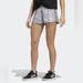 Adidas Shorts | Adidas Women's Aeroready Pacer Shorts Woven All Over Gray Print Size Medium | Color: Gray/White | Size: M