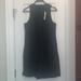 J. Crew Dresses | J. Crew Black Button-Back Linen Pockets Cutaway Shift Mini Dress Xs | Color: Black | Size: Xs