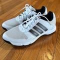 Adidas Shoes | Adidas Tech Response F33549 Golf Cleat Sneakers White Mens Size 7.5 Tennis Shoes | Color: Gray/White | Size: 7.5