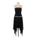 Connected Apparel Cocktail Dress - Party: Black Dresses - Women's Size 12