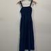 J. Crew Dresses | J.Crew Smocked Blue Linen Midi Dress | Color: Blue | Size: S