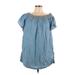 Forever 21 Casual Dress: Blue Dresses - Women's Size Large