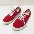Levi's Shoes | Levi's Canvas Red Sneakers Low Tops Size 7.5 | Color: Red | Size: 7.5