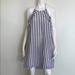 J. Crew Dresses | Nwt J.Crew Blue & White Striped Dress | Color: Blue/White | Size: M