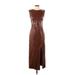 Zara Casual Dress - Sheath: Brown Dresses - New - Women's Size Small