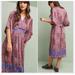 Anthropologie Dresses | Anthropologie Tiny Omina Kimono Midi Dress Size M | Color: Pink/Purple | Size: M