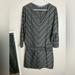 Athleta Dresses | Athleta Dress Sparklust Dolman Sleeves | Color: Black/Gray | Size: M