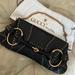 Gucci Bags | Gucci Large Tom Ford Shoulder Bag 1955 Horsebit Leather Clutch Chain Python Stud | Color: Black | Size: Os