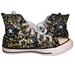 Converse Shoes | Converse Chuck Taylor All Star Hi Paint Splatter Sneakers, Sz Women 6 | Color: Black/Yellow | Size: 6